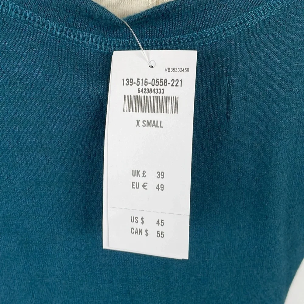 NWT Abercrombie and Fitch Teal Top X Small - Picture 10 of 10